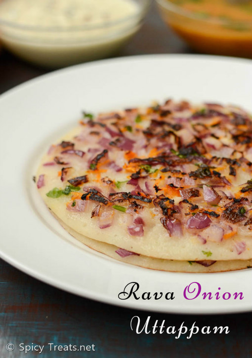 Rava Onion Uttappam