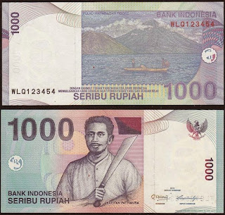 Pecahan 1000 Rupiah tahun 2000