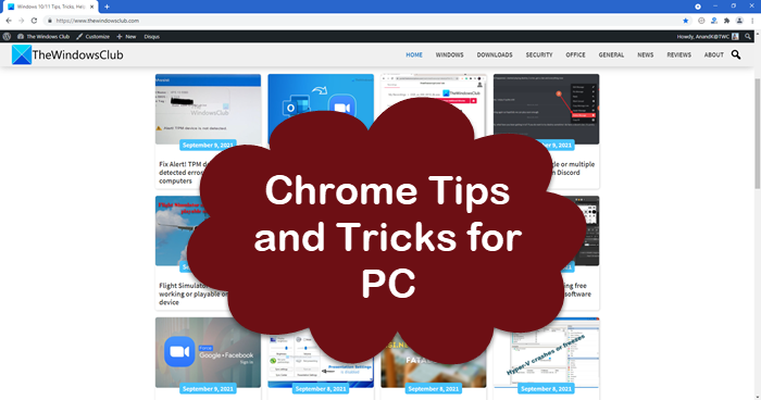 Porady i wskazówki dotyczące Chrome na PC
