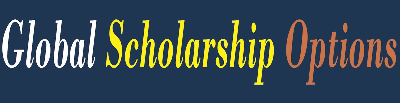 Global Scholarship options