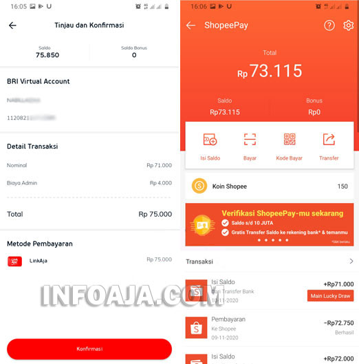 Cara Top Up ShopeePay Pakai LinkAja Dengan Mudah