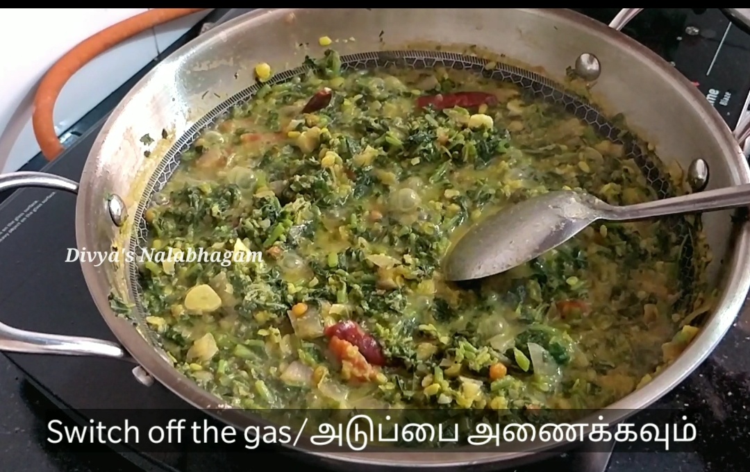 Keerai Kootu Arai Keerai Kootu Amaranth Moong Dal Gravy Divya's