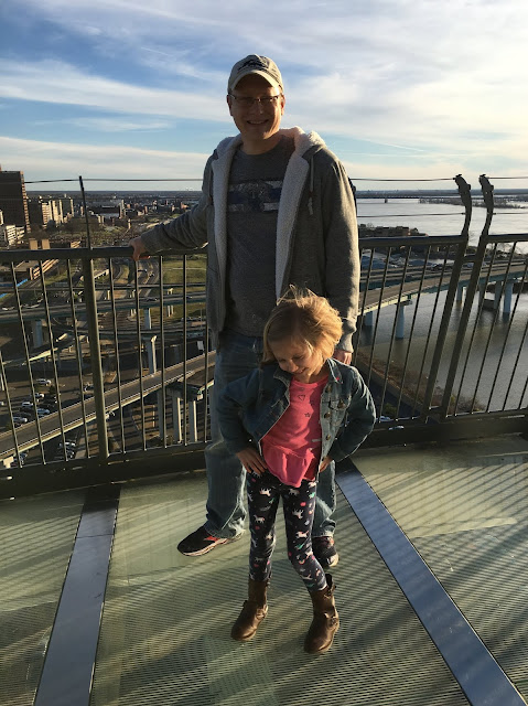 Daddy & Stella on the Observation Deck