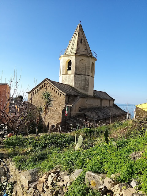Capilla San Pedro. Corniglia Italia