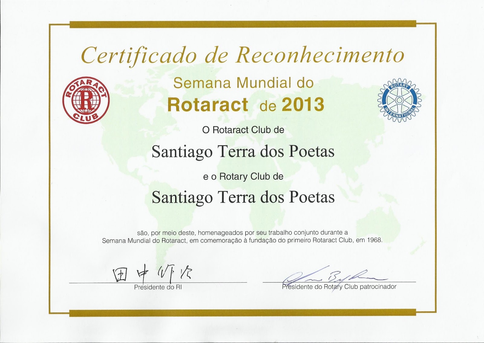 Rotaract Club Terra dos Poetas: Julho 2013