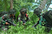 Latihan Perang Marinir Indonesia vs AS di Hutan Gunung Tumpang Pitu