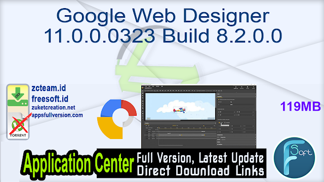 Google Web Designer 11.0.0.0323 Build 8.2.0.0