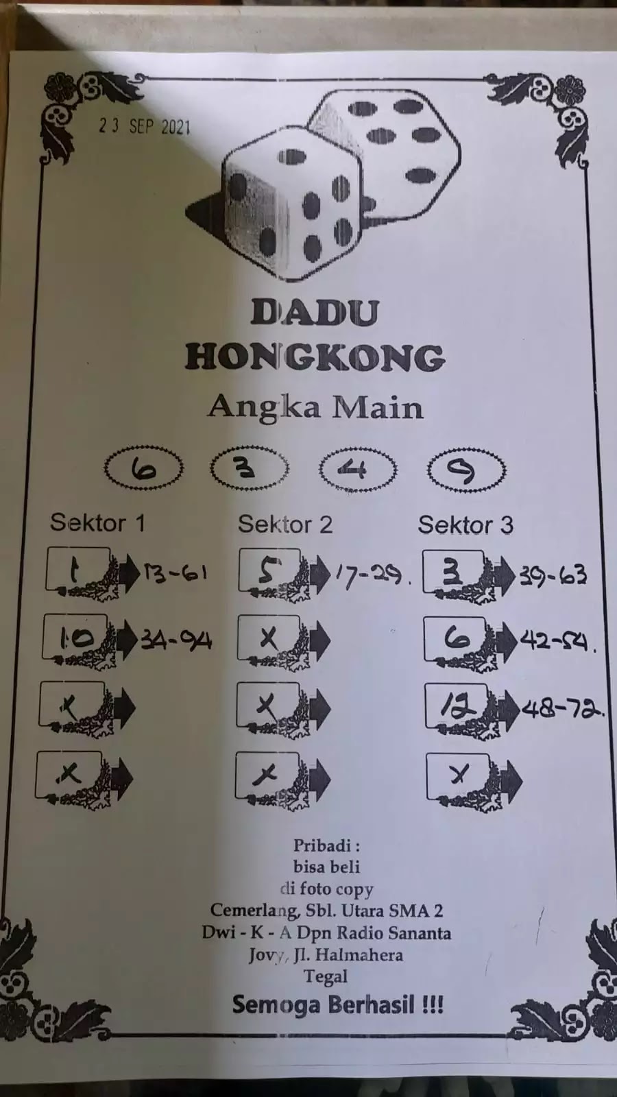 Prediksi Syair Hk 23 September 2021 - Pangkalantoto