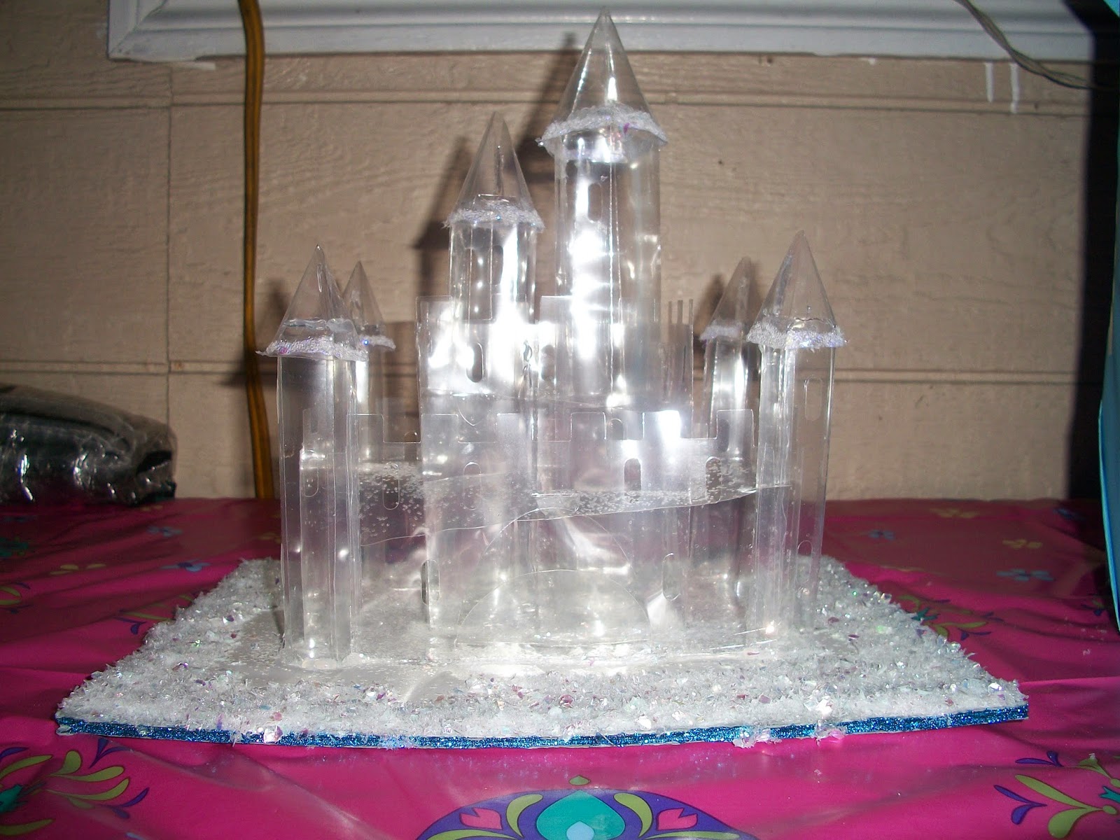cardboard frozen ice castle