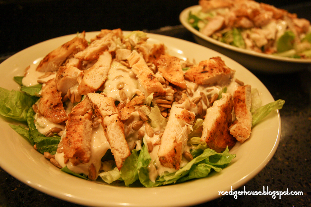 The Roediger House Meal No. 2758 PanSeared Chicken Tenders over