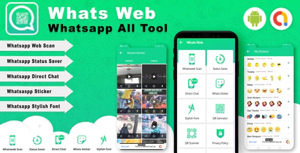 Android Whats Web v2.0 - Whatsapp all tools App Android Whats Web v2.0 - Whatsapp all tools App