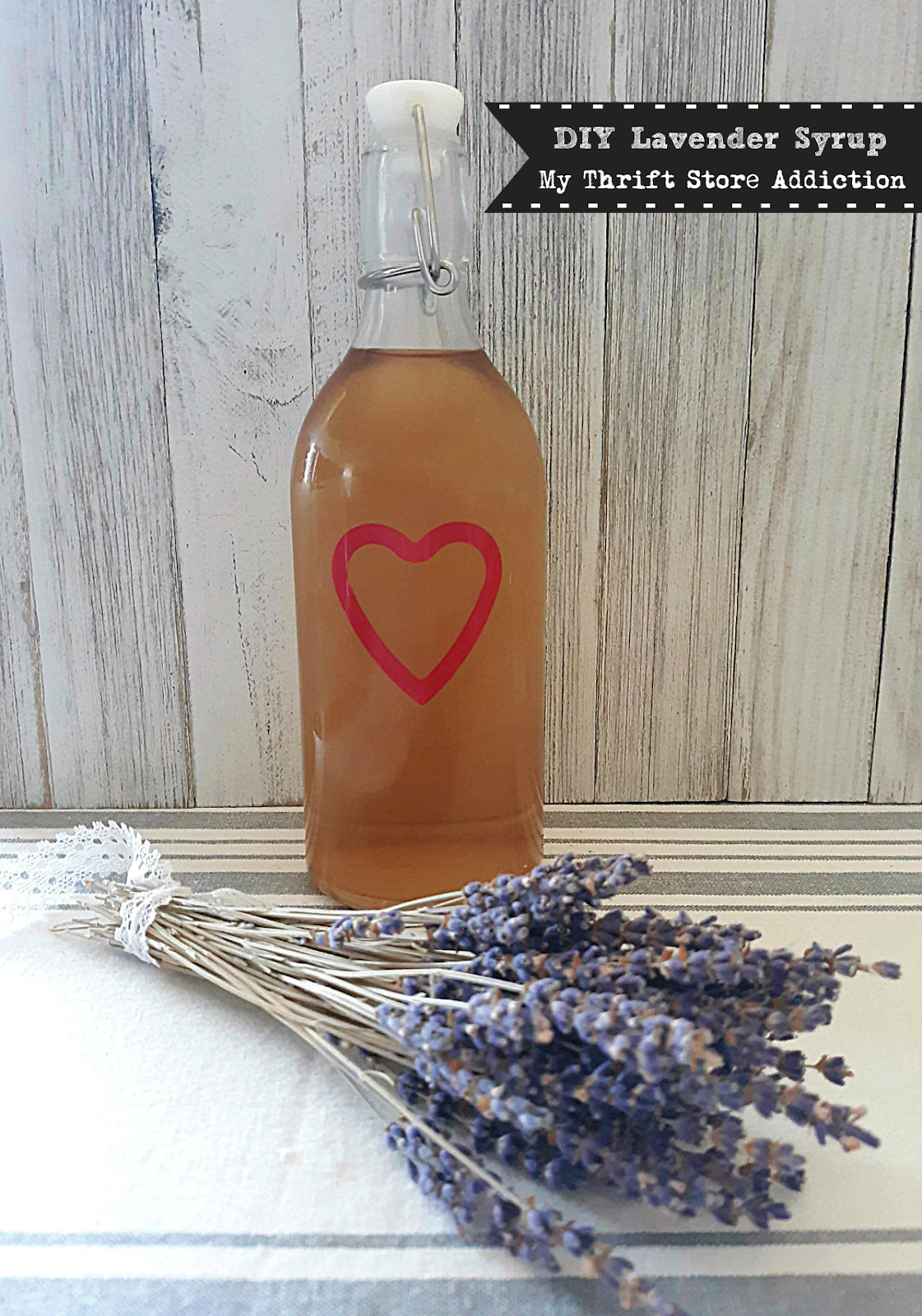 homemade lavender simple syrup