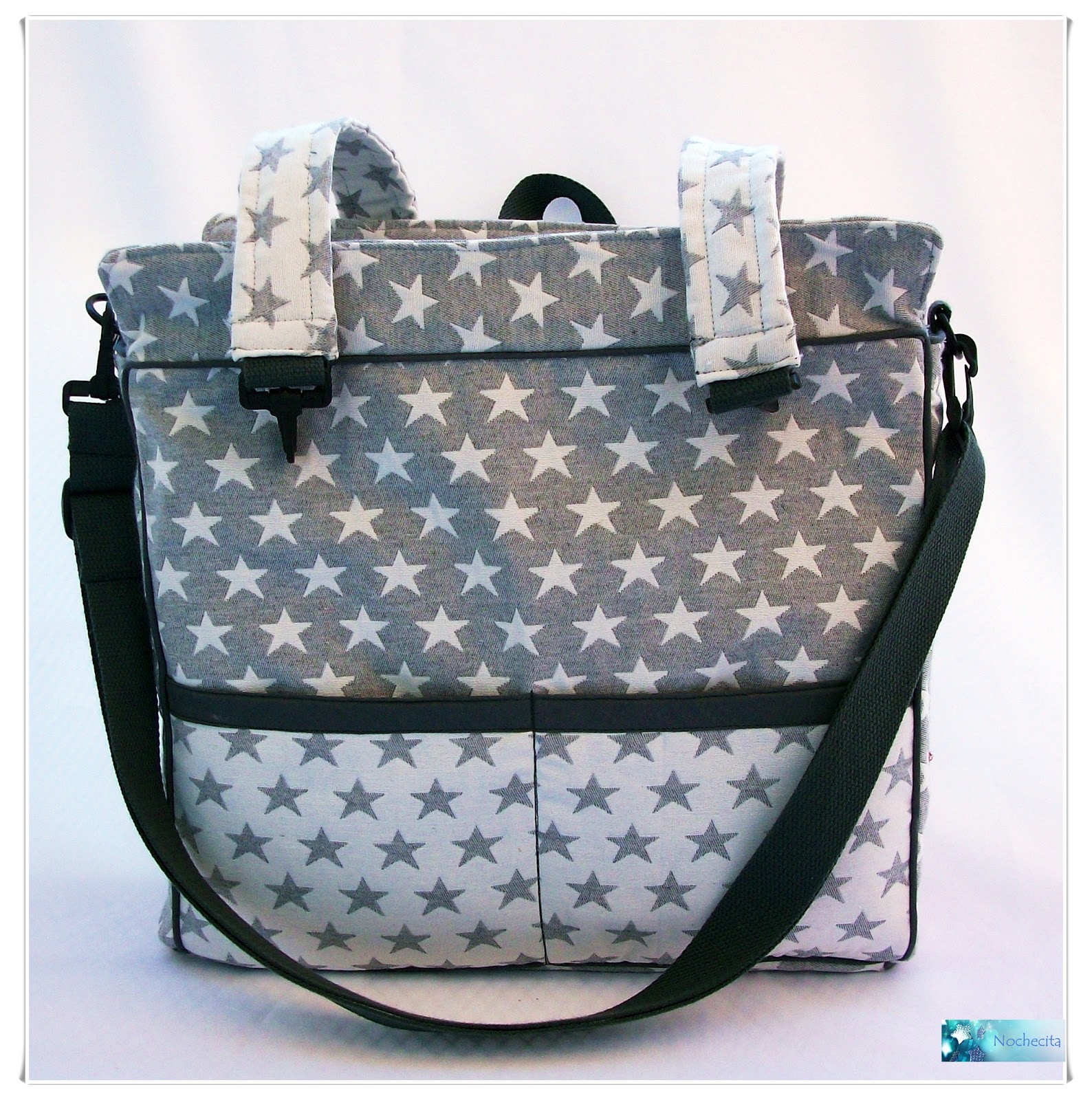 bolso carrito estampado