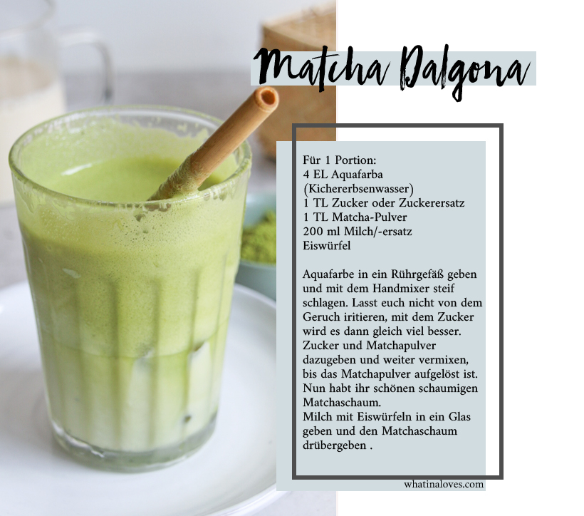 Dalgona Matcha - Whipped Matcha Latte