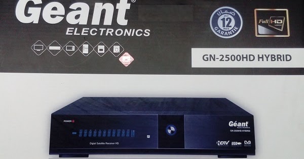 Mise A Jour Geant 2500 Hd Plus Télécharger Nouvelle Mise à jour GN-2500 HD HYBRID 06-06-2020