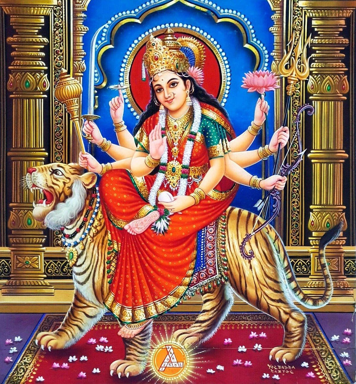 Durga Mata  2464 Beautiful Durga Maa Images  GodHanumancom