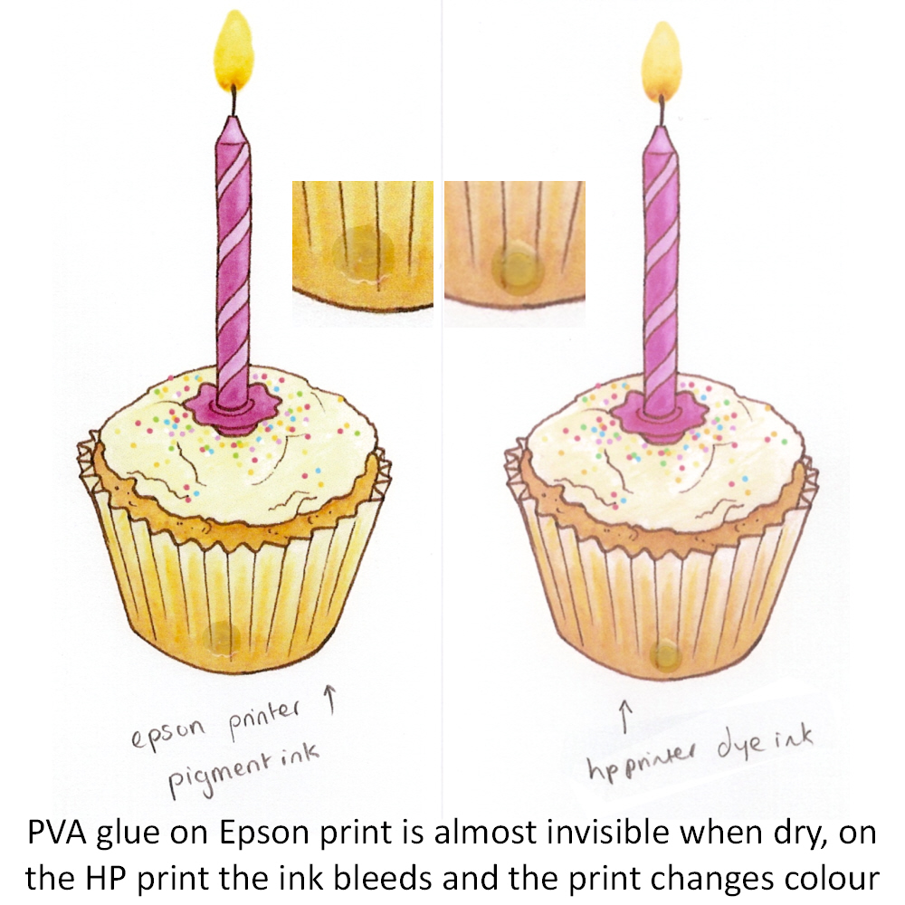 Hazel Fisher Creations Dye vs. Pigment Ink