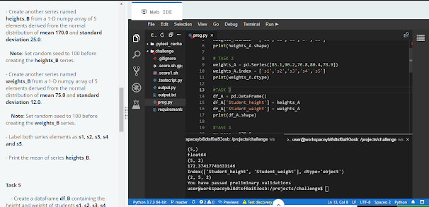 1. Data Structures in Pandas Solution.