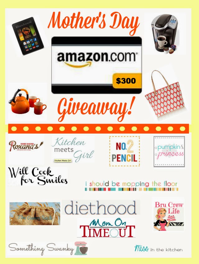 Mother's Day 300 Amazon Card Giveaway i should be mopping the floor