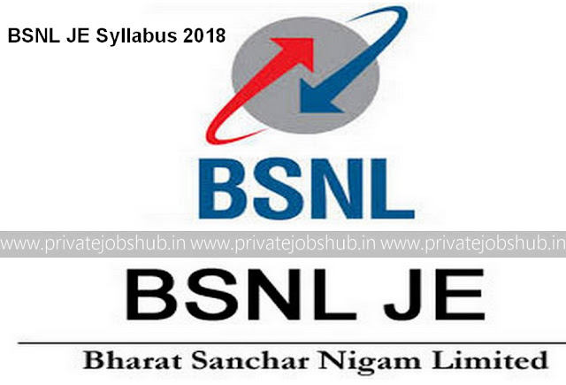 BSNL JE Syllabus BSNL JE Syllabus