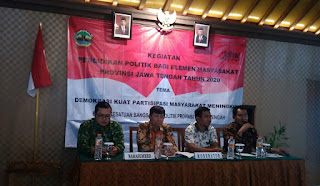 Pendidikan Politik - Kegiatan Politik Bagi Elemen Masyarakat Provinsi Jawa Tengah Tahun 2020