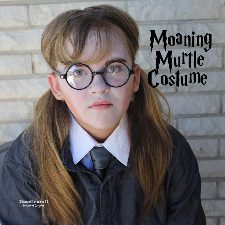 Moaning Murtle cosplay or Halloween costume with simple diy. Great for a last minute costume.