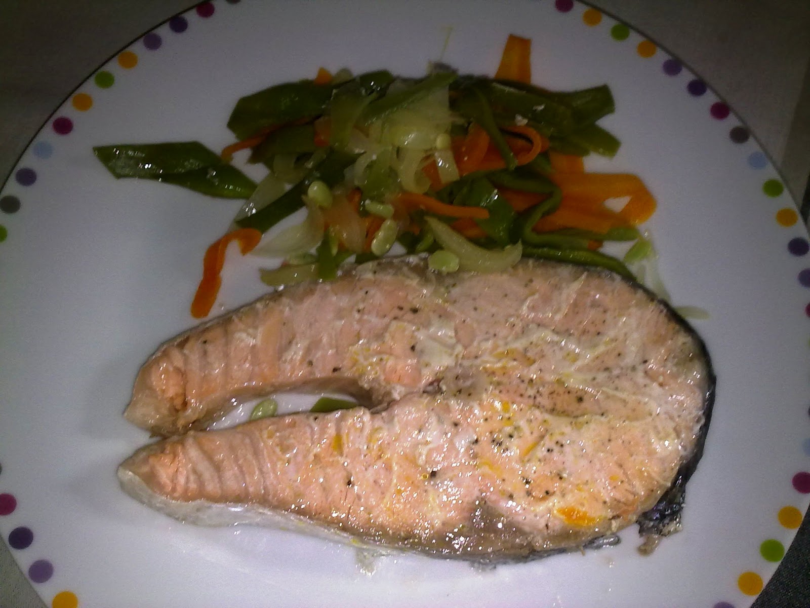 Recetas y Punto Salmón en papillote