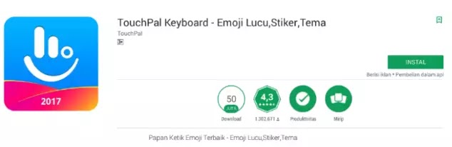 Aplikasi touchpal keyboard Touchpal keyboard