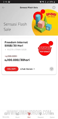 Paket Freedom Internet Indosat