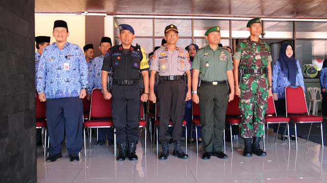 WADANYONIF RAIDER 514 KOSTRAD HADIRI UPACARA HARI KESADARAN NASIONAL DI PEMKAB. BONDOWOSO