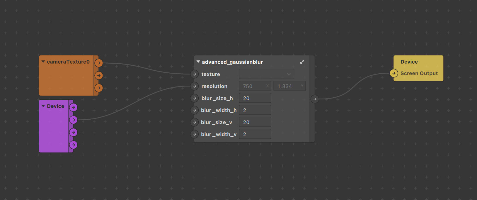 How to make gaussian blur in SparkAR
