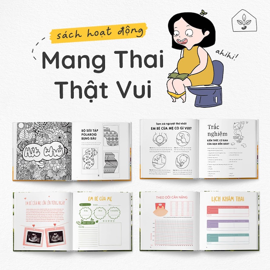 [A116] Activity book - Combo sách thai giáo trong tam cá nguyệt thứ 2