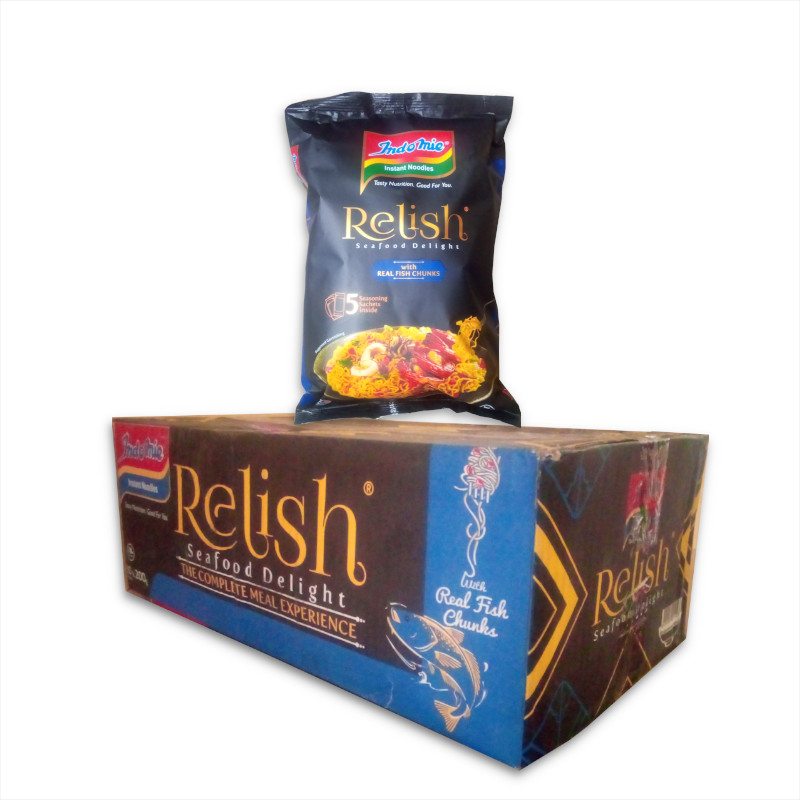 Indomie Relish Seafood Delight Instant Noodles 200g x 20
