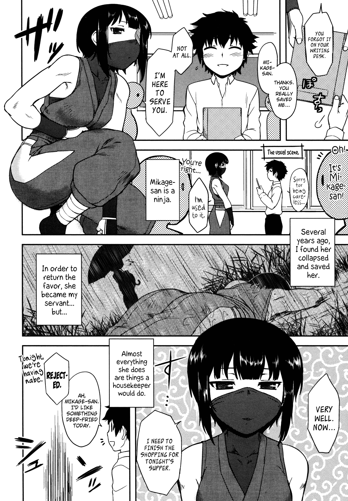 Hentai Manga Comic-Bokunchi no Mikage-san-Chap1-9