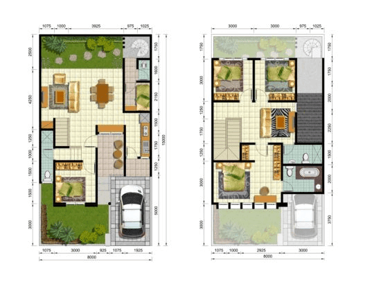 17 Desain  Rumah  Minimalis Modern 3  Kamar  Tidur Paling 