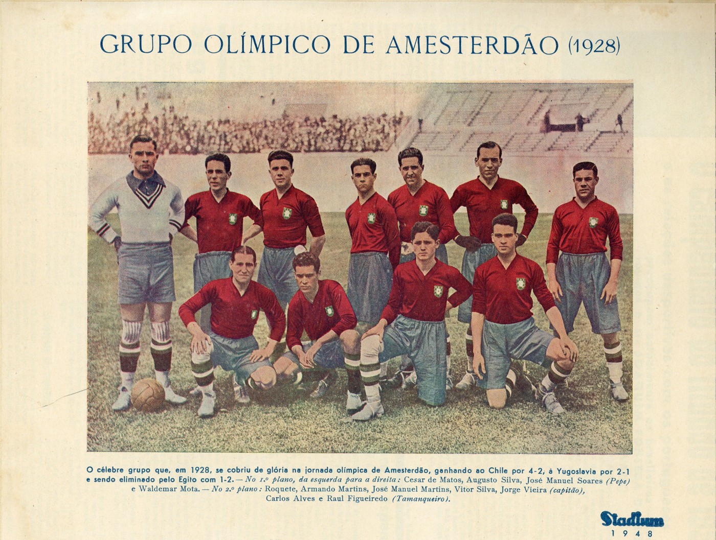 Partidas Míticas 2 PORTUGAL vs CHILE, JOGOS OLÍMPICOS 1928