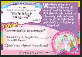 My Little Pony "Chaos is a Wonderful Thing." Series 1 Trading Card