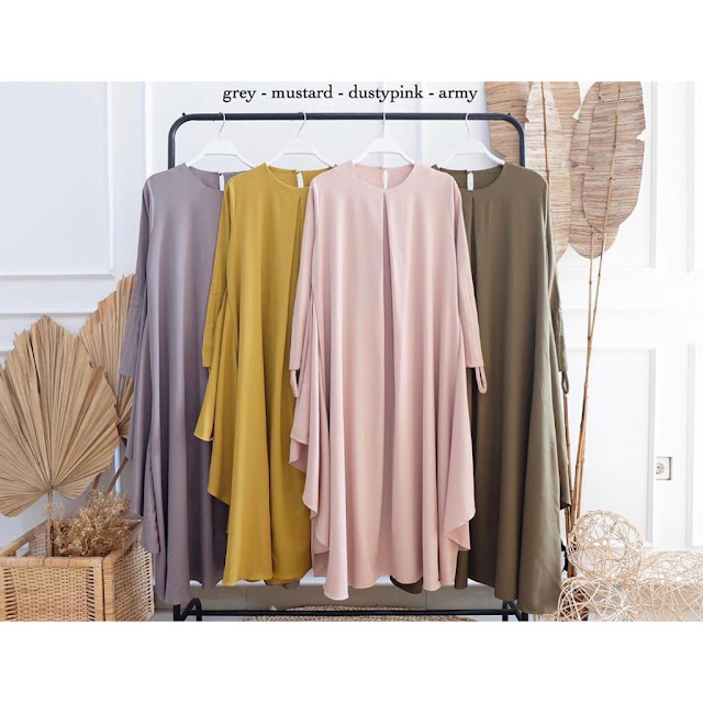 Tunik Muslimah Bahan Moscrepe I QA997 I JENIS KAIN