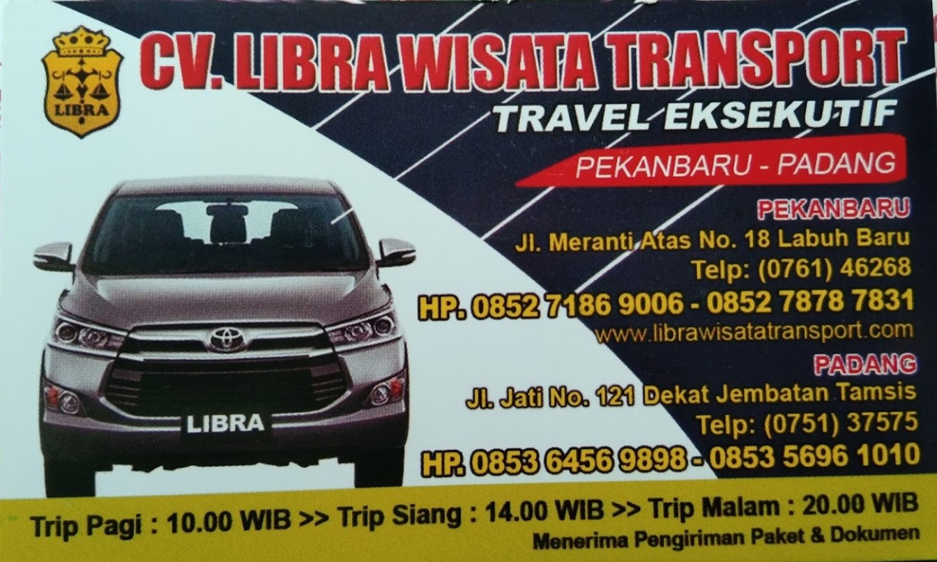 alamat travel pekanbaru padang