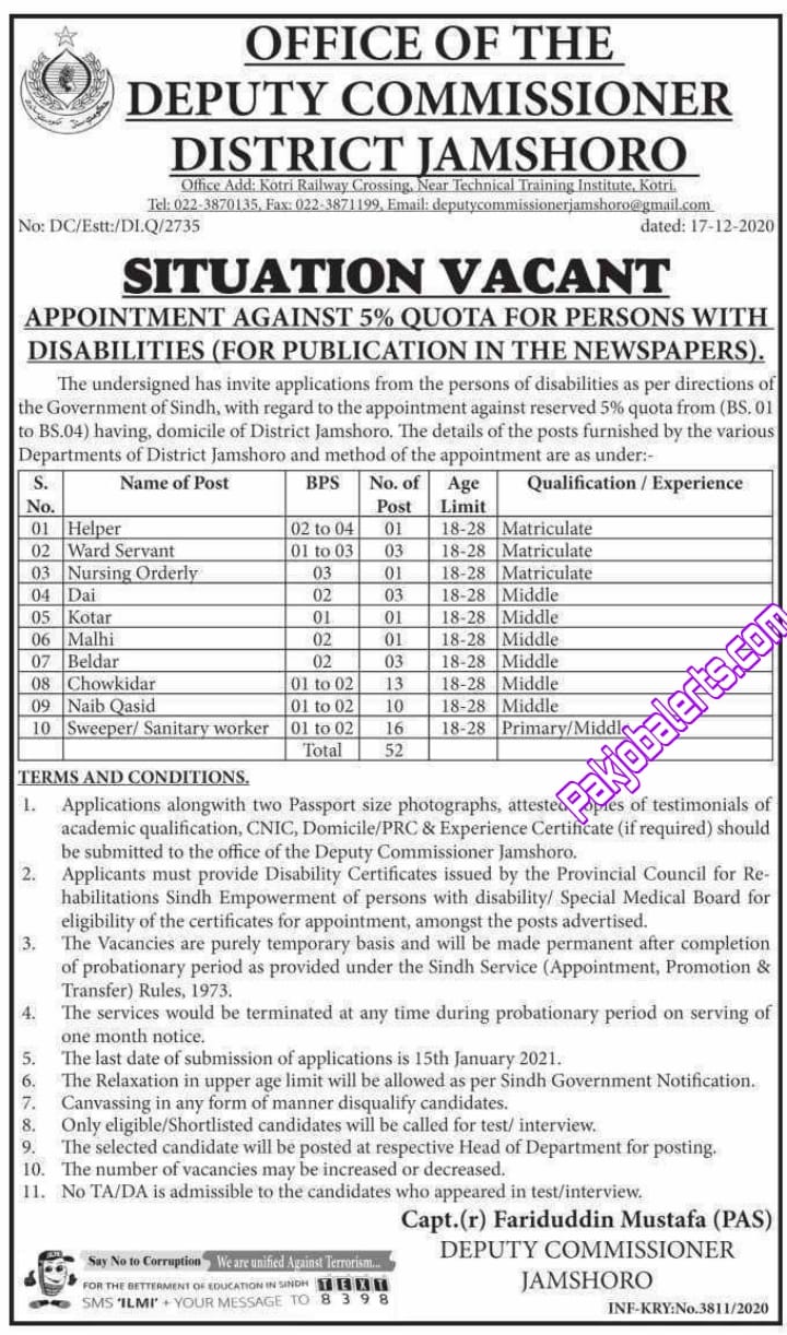 dc office jobs 2021 government jobs 2021 / state government jobs 2021 PakJobAlerts Latest