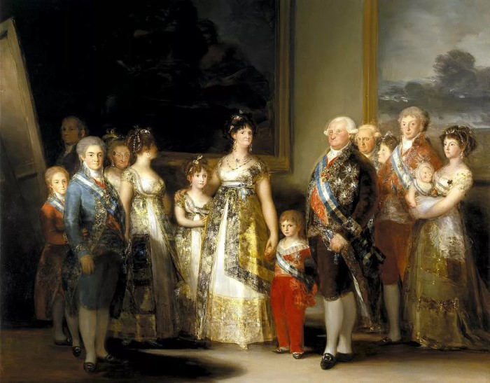 La familia de Carlos IV