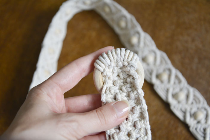 macramé yoga mat starp