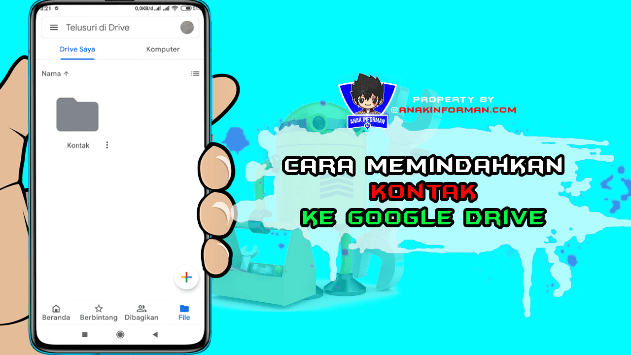 Cara Memindahkan Kontak Ke Google Drive