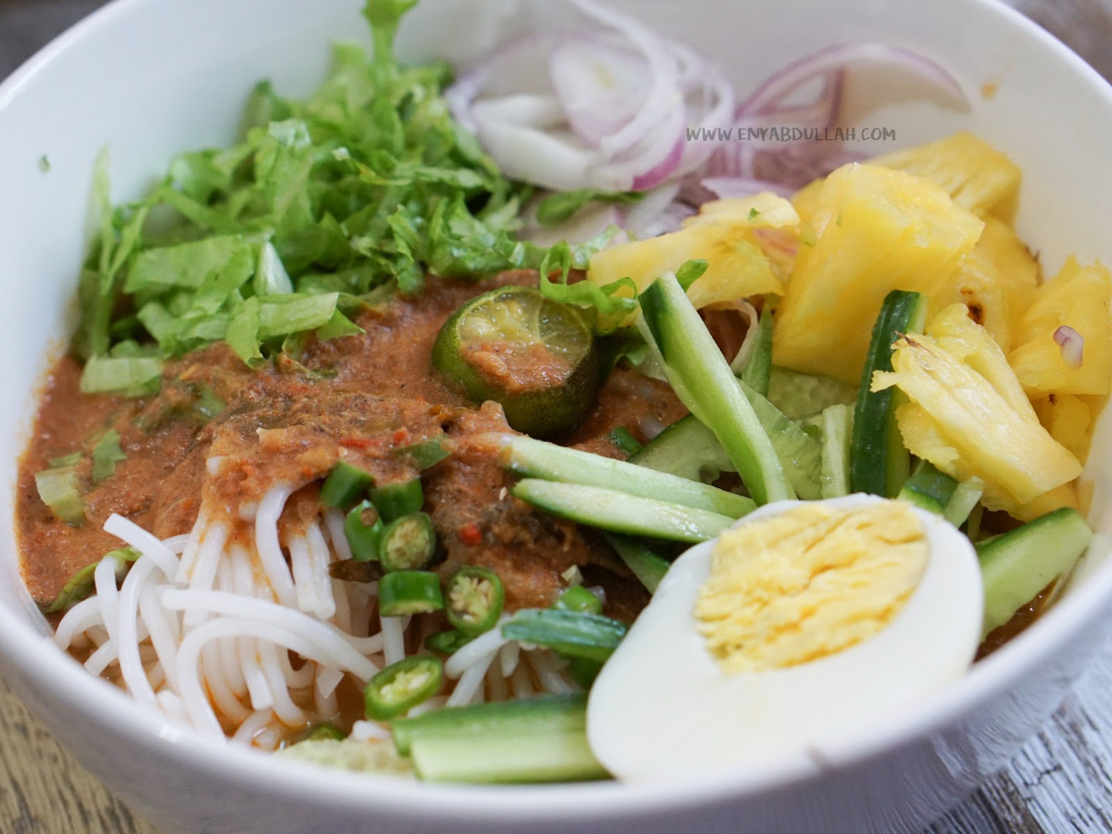 Laksa kuah masak terengganu