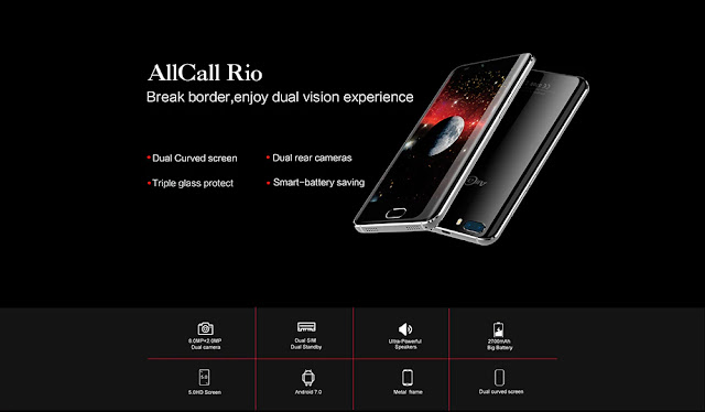 Allcall Rio 3G Smartphone - GOLDEN