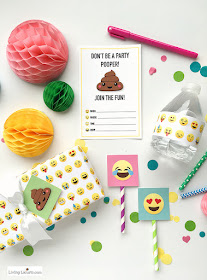 Fiesta Emoji o Emoticonos: Mini Kit para Imprimir Gratis.