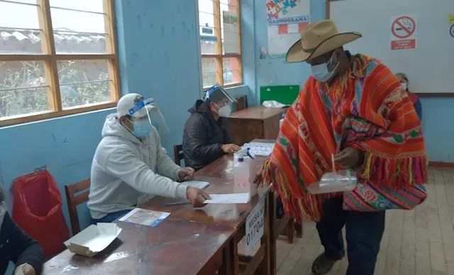 Horario de votación, según ONPE