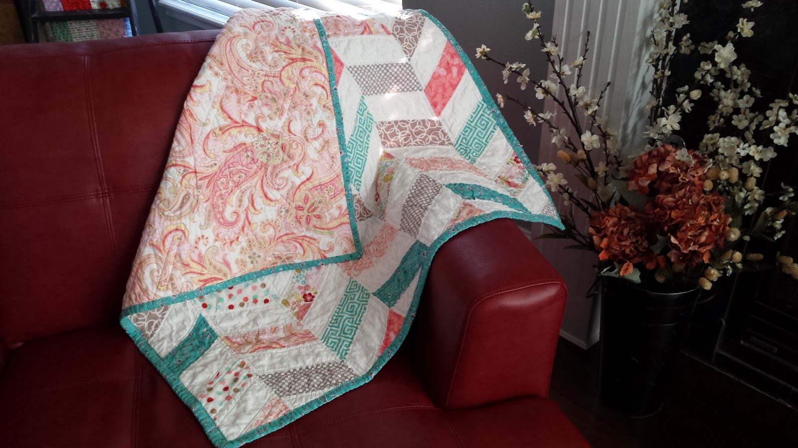 Just Plain Ivy Herringbone Quilt for Heidi