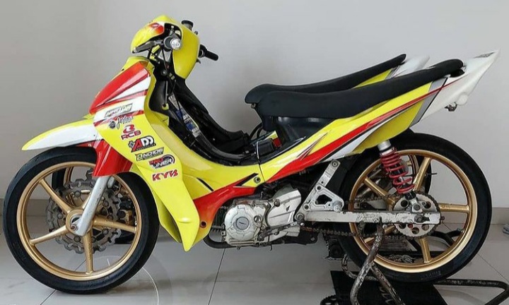 Modifikasi Jupiter Z Warna Kuning Polos, Original, Doff, Metalik, Lemon