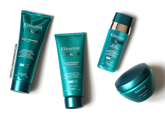 Kerastase Resistance Therapiste Hair Care Range Crystalcandy Makeup Blog Review Swatches